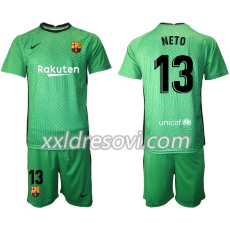 FC Barcelona Golmanski Norberto Neto 13 Dječji Komplet dresovi za nogomet 2020-2021 M001 (+ kratke hlače)